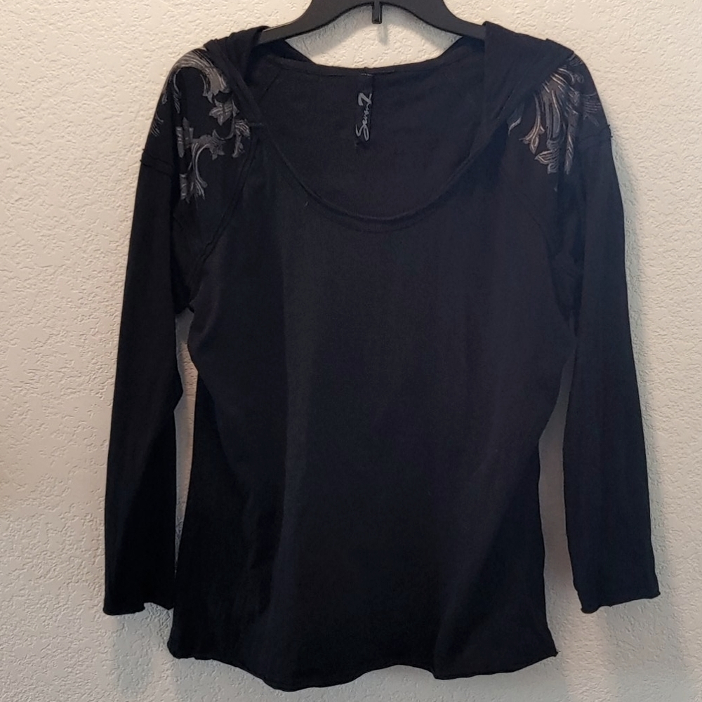 Seven long sleeve tee hoodie